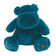 Peluche Hippo Hip Chic Bleu 25 Cm - Histoire D'Ours