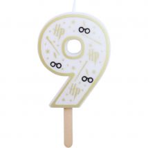 Bougie Harry Potter - Chiffre 9