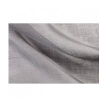 Tissu Voile De Lin Grande Largeur Linder Gris Vendu Au Mètre - Linder