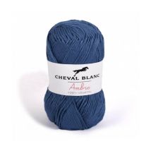 Coton Et Bambou À Tricoter Ambre - Cheval Blanc 008 Bleu