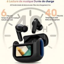 Ecouteurs Sans Fil Bluetooth - Blackview Airbuds 12 Avec Reduction De Bruit - Noir