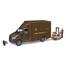 Camion Ups Mercedes Benz Sprinter Avec Conducteur Et Accessoires - Bruder