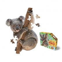 I Am Lil' Puzzle Jr.: Koala 53,43x76,11cm, 100pcs, En Boîte 29.21x24.13x7.62cm, Madd Capp Puzzle, 5+