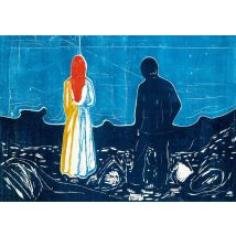 Puzzle 1000 Pièces - Edvard Munch - Two People: The Lonely Ones, 1899 - Bluebird Puzzle