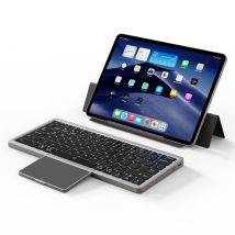 Clavier Pour Tablette Bluetooth Avec Étui En Cuir Et Pavé Tactile Intégré Yonis - Yonis