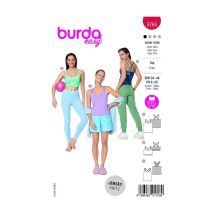 Patron Burda 5765 - Tops Sportifs Taille N°fr 34-48