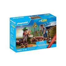 71805 – My Life Chercheurs Et Site Paléontologique Avec Fossiles - Playmobil
