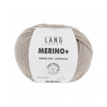 Pelote De Laine À Tricoter Merino + (plus) - Lang Yarns Marron (226)