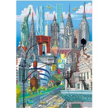 Puzzle Monuments De New-york 1000 Pièces - Collection Etats-unis - Educa 19265 - Educa