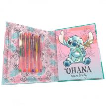 Set Livre De Coloriage Stitch Disney Et 6 Stylos Gel - Cadeaux-et-anniversaire.com