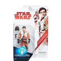 Figurine Star Wars Force Link 2.0 : Poe Demeron Pilote De La Resistance 9.5 Cm - Hasbro - C1507 - Star Wars