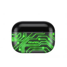 Ecouteurs Bluetooth Sans Fil Étanches Avec Autonomie Longue Et Effets Lumineux Vert Yonis - Yonis