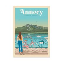 Affiche 50x70 Cm - Annecy - Olahoop Travel Posters - Wall Editions