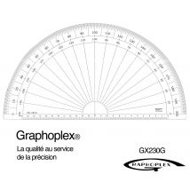 Rapporteur 1/2 Cercle Grades Ø 30 Cm - Graphoplex