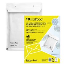 Enveloppes À Bulles - 17x22,5cm - Référence C - Auto Adhésive - Lot De 10 - Gpv - GPM