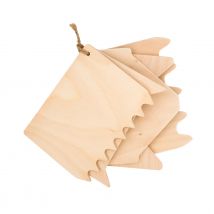 5 Peignes À Sable En Bois - Speelbelovend