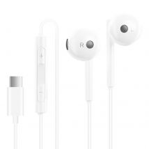 Huawei Ecouteurs Filaire Usb C Cm33 Avec Microphone Blanc