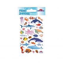 Autocollants - Animaux Marins - Paillettes - Époxy - Global Gift