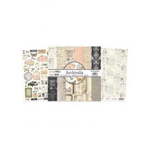 Pochette De 12 Feuilles souvenirs Scrapboys Scrapbooking