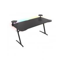 Bureau Holm 510 Rgb 160cm Noir Genesis