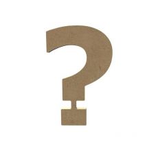 Point D'Interrogation En Bois Mdf À Décorer - 15 Cm - Gomille