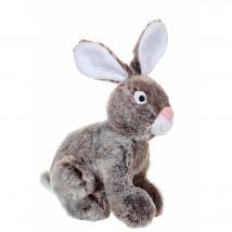 Lapin Flammé Marron - 25 Cm - Gipsy Toys