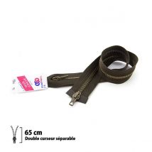 Fermeture Éclair Z18 - Double Curseur Séparable 6mm - 65 Cm - Eclair Prym