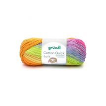 Pelote De Coton Cotton Quick Batik 100 Gr - Ppsc - Grundl - Certifié Oeko-tex 04 Multicolore - Gründl