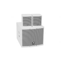 Omnitronic Ensemble Molly-12a Subwoofer Actif + 2x Molly-6 Top 8 Ohm, Blanc - Omnitronic Professional Innovation
