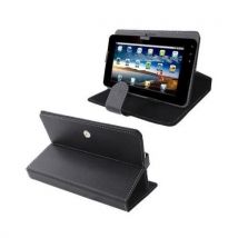 Housse Tablette Tactile Universelle 10.1' Simili Cuir Mode Portrait Paysage Noir Yonis - Yonis