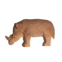 Figurine Rhinocéros En Bois - Wudimals