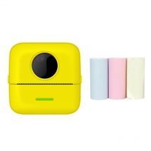 Mini Imprimante Bluetooth Thermique Avec Papier Couleur Pour Étudiants Jaune Yonis - Yonis