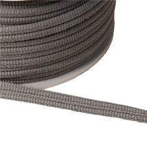 Bobine 20m Double Cordon 9mm Gris Moyen - My mercerie