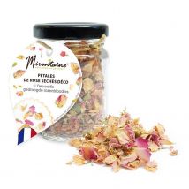 Pétales De Rose Séchées Comestibles Pour Pâtisserie 13 G - Mirontaine