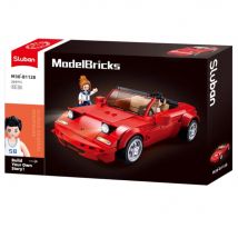 Model Bricks - Voiture De Sport Mx5 Rouge - Sluban