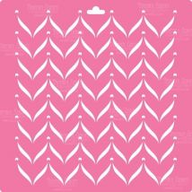 Pochoir Plastique Souple Réutilisable 30 X 30 Cm Fabrika Decoru Decoration 105 - FABRIKA DECORU