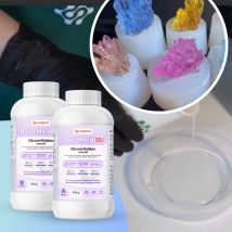 5 Kg Pure Mold 10 Shore A Caoutchouc Silicone Liquide Translucide Et Rapide - ResinPro