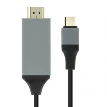Wiwu Câble Usb-c 4k Hdmi Hdtv Ultra Hd 2m Noir - Wiwu