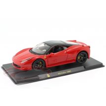 Véhicule Miniature De Collection - Ferrari 458 Italia 2009 - 1/24 - HACHETTE COLLECTIONS