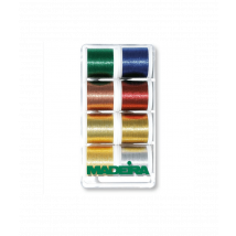 Coffret De Fils À Broder Madeira Metallic classic : Élégance Intemporelle En Chaque Point Multicolore