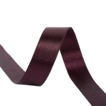 Bobine 40m Ruban Satin Double Face Fabriqué En France Violet - My mercerie