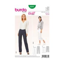 Patron Burda 6681 Pantalon Du 36 Au 50 Taille N°fr 36-50
