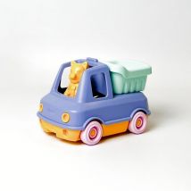 Camion Benne Multicolore - En Plastique Recyclé & Made In France - Bleu - LE JOUET SIMPLE