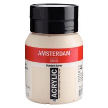 Peinture Acrylique - Jaune De Naples Rouge Clair - 292 - Amsterdam - Pot De 500ml
