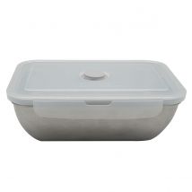 Lunch Box Inox Avec Couvercle À Clips 1000 Ml Fackelmann Move