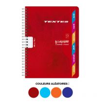 Cahier De Texte - 17x22 Cm - Spirale - Grands Carreaux - 1 Page Par Jour - 148 Pages - Clairefontaine