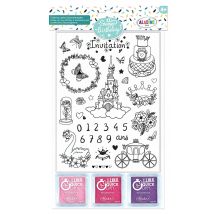 Tampons Et Encres Anniversaire Princesse - Aladine