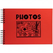 Album À Spirales 50 Pages Noires Musicart - Rouge - Exacompta