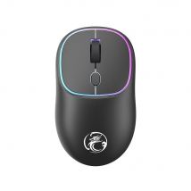 Souris Sans Fil Rechargeable 1600 Dpi Silencieuse Pour Pc Et Laptop Noir Yonis - Yonis