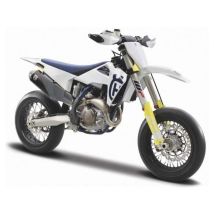 Miniature Montée - Burago - Fs 450 Supermoto - Échelle 1/18 - Motocross - Livrée Montée - Burago